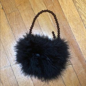 La Regale Mini Feather Handbag/Evening Bag